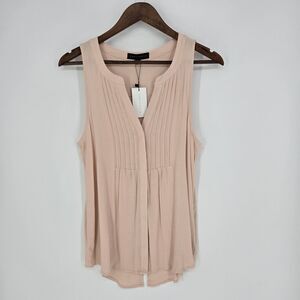 NWT Sanctuary Peach Minimalist Sleeveless Blouse Small